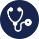 Icon of a stethoscope